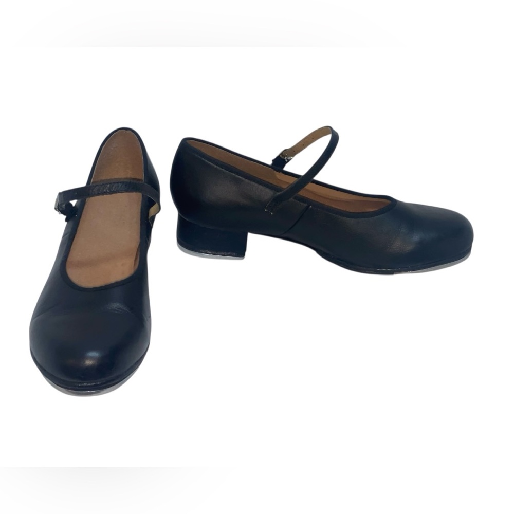 Bloch black Mary Jane techno tap shoes. Size 10 GUC - Picture 6 of 12